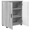 vidaXL Badezimmerschrank mit Speicher Graues Sonoma 60 x 35 x 80 cm