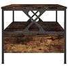 vidaXL Couchtisch R&auml;uchereiche 100x51x45 cm Holzwerkstoff