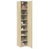 vidaXL Hochschrank Schmal Sonoma-Eiche 40x42,5x225 cm Holzwerkstoff