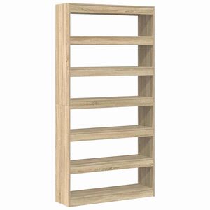 vidaXL B&uuml;cherregal 6 Ebenen 100 x 30 x 198 cm Holzwerkstoff