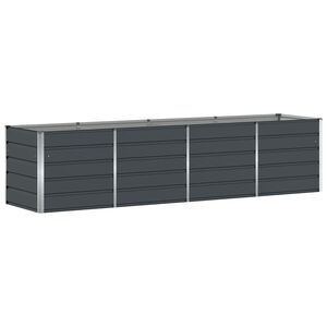 vidaXL Pflanzk&uuml;bel Anthrazit 320 x 80 x 75 cm Stahl