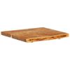 vidaXL Badezimmer-Waschtischplatte Massivholz Akazie 58x52x3,8 cm