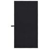 vidaXL Sporthandt&uuml;cher 2 pcs Schwarz 100 x 50 cm