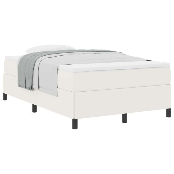 vidaXL Boxspringbett Creme 120 x 190 cm Cordstoff