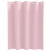 vidaXL Verdunkelungs-Vorh&auml;nge mit Ringen 2 pcs Babyrosa 140 x 140 cm
