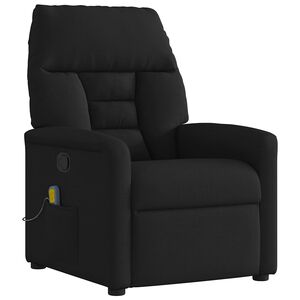 vidaXL Massagesessel Schwarz Stoff