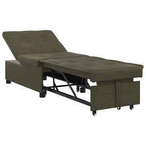 vidaXL Schlafsofa Olivegr&uuml;n 194 x 67 x 82 cm Huahua Stoff