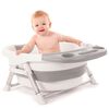 Bo Jungle B-Foldable Baby-Badewanne f&uuml;r Dusche Grau und Wei&szlig;