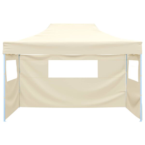 vidaXL Party-Zelt Creme 280 x 410 x 315 cm Oxford-Stoff