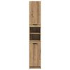vidaXL Badschrank Artisan-Eiche 32x34x188,5 cm Holzwerkstoff