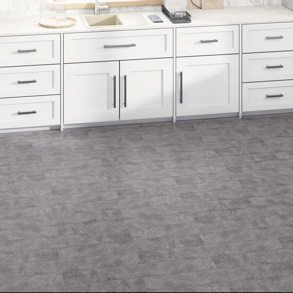 vidaXL Bodenplanken 36 pcs Betongrau 5,02 m&sup2; PVC