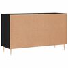 vidaXL Sideboard Schwarz 100x36x60 cm Holzwerkstoff