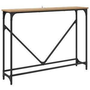 vidaXL Konsolentisch Artisan-Eiche 102 x 23 x 75 cm Holzwerkstoff