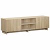 vidaXL TV-St&auml;nder 140 x 34.5 x 40 cm Sonoma-Eiche Holzwerkstoff