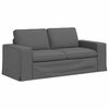 vidaXL Sofa Set 2 pcs Dunkelgrau 182 x 80 x 82 cm Stoff