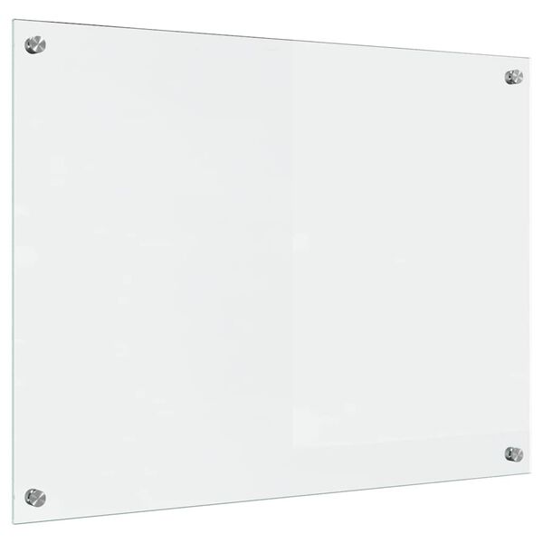 vidaXL Küchenrückwand Transparent 80 x 60 cm Gehärtetes Glas