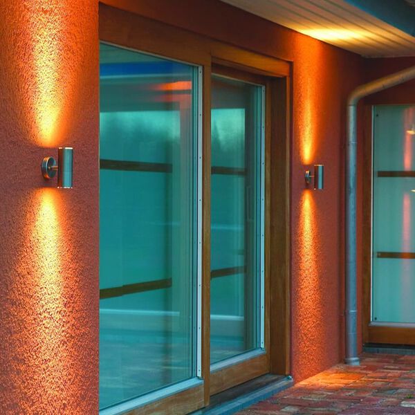 KONSTSMIDE Wandleuchte Modena Oben und Unten Mattschwarz