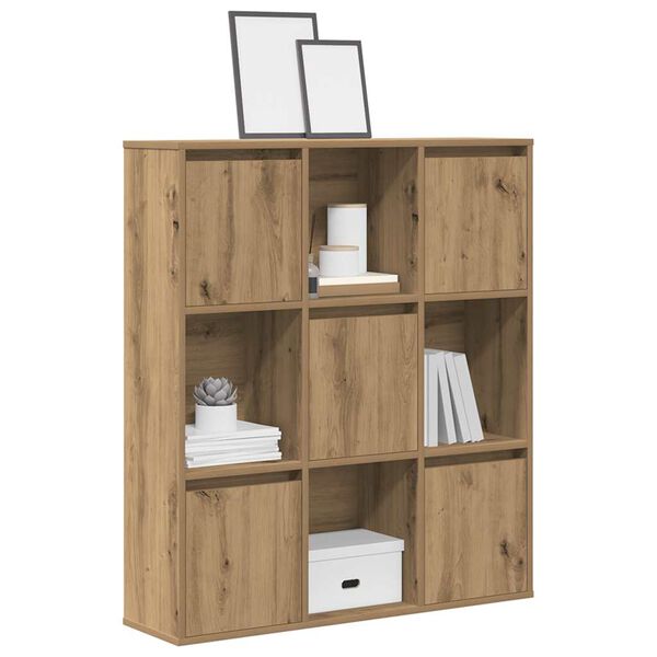 vidaXL B&uuml;cherregal Artisan-Eiche 89x24x101,5 cm Holzwerkstoff