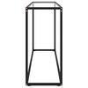 vidaXL Konsolentisch Transparent 120x35x75 cm Hartglas