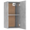 vidaXL TV-Schrank Betongrau 30,5x30x60 cm Holzwerkstoff