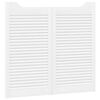vidaXL Schwingt&uuml;ren 2 pcs Wei&szlig; Massives Kiefernholz