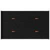 vidaXL Aufbewahrungsbettgestell Schwarz Eichen-Optik 120 x 200 cm