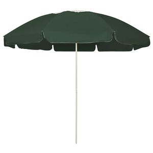 vidaXL Strandschirm Gr&uuml;n 240 cm