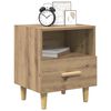 vidaXL Nachttisch 2 pcs Artisan-Eiche 40 x 35 x 47 cm Holzwerkstoff