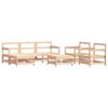 vidaXL 7-tlg. Garten-Lounge-Set Massivholz Kiefer
