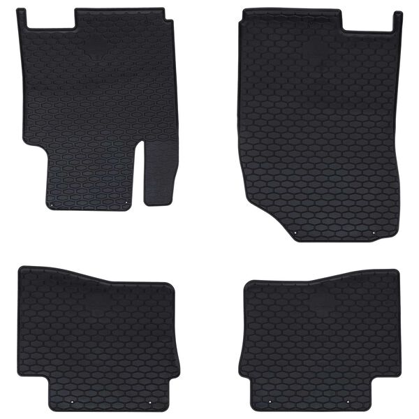 vidaXL Autofu&szlig;matte 4 pcs Schwarz geeignet f&uuml;r HYUNDAI i20 2014-2019