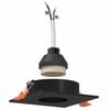 vidaXL Spotlight 12 Stk. Schwarz 9 x 9 x 2 cm Aluminium