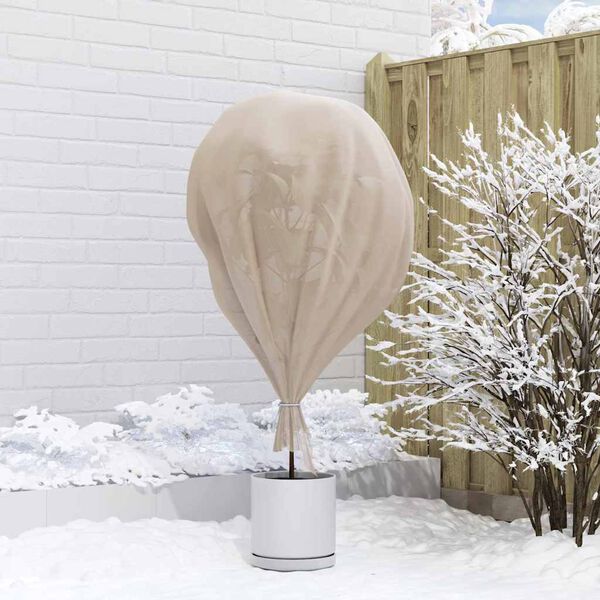 vidaXL Frostschutz-Pflanzen-Vlies Beige 20 x 3,2 m Vliesstoff