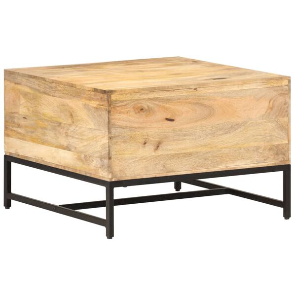 vidaXL Couchtisch 67x67x45 cm Mango Massivholz