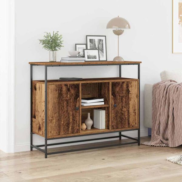 vidaXL Sideboard Altholz 100 x 35 x 80 cm Holzwerkstoff
