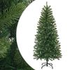 vidaXL K&uuml;nstlicher Weihnachtsbaum Gr&uuml;n 150 cm PVC, PE und Stahl