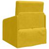 vidaXL Schlafsofa Gelb 65 x 80 x 83 cm Samt