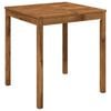 vidaXL Gartentisch Natur 70 x 68,5 x 75 cm Massivholz Akazie