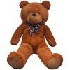 vidaXL Teddyb&auml;r Kuscheltier Pl&uuml;sch Braun 242 cm