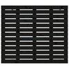 vidaXL Wand-Kopfteil Schwarz 106x3x91,5 cm Massivholz Kiefer