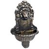vidaXL Wandbrunnen L&ouml;wenkopf Design Bronze