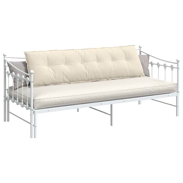 vidaXL R&uuml;ckenkissen Beige 180 x 50 cm Mikrofaserstoff