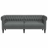 vidaXL Sofa Dunkelgrau 201,5 x 74,5 x 74,5 cm Polyester
