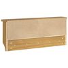 vidaXL Wandgarderobe SANDNES 87x12x35 cm Massivholz Kiefer