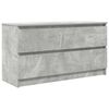 vidaXL TV-Schrank Betongrau 100x35x54 cm Holzwerkstoff