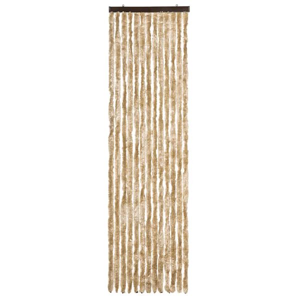 vidaXL Insektenschutz-Vorhang Beige 56x200 cm Chenille