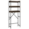 vidaXL Waschmaschinenregal Braun Eichen-Optik 67x25x163 cm