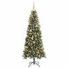 vidaXL K&uuml;nstlicher Weihnachtsbaum mit 300 LEDs mit St&auml;nder Gr&uuml;n 180 cm