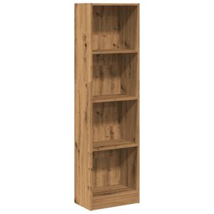 vidaXL B&uuml;cherregal Artisan-Eiche 40x24x143 cm Holzwerkstoff
