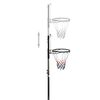 vidaXL Basketballst&auml;nder Transparent 216-250 cm Polycarbonat