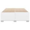 vidaXL Bettgestell Wei&szlig; 160x200 cm Kunstleder
